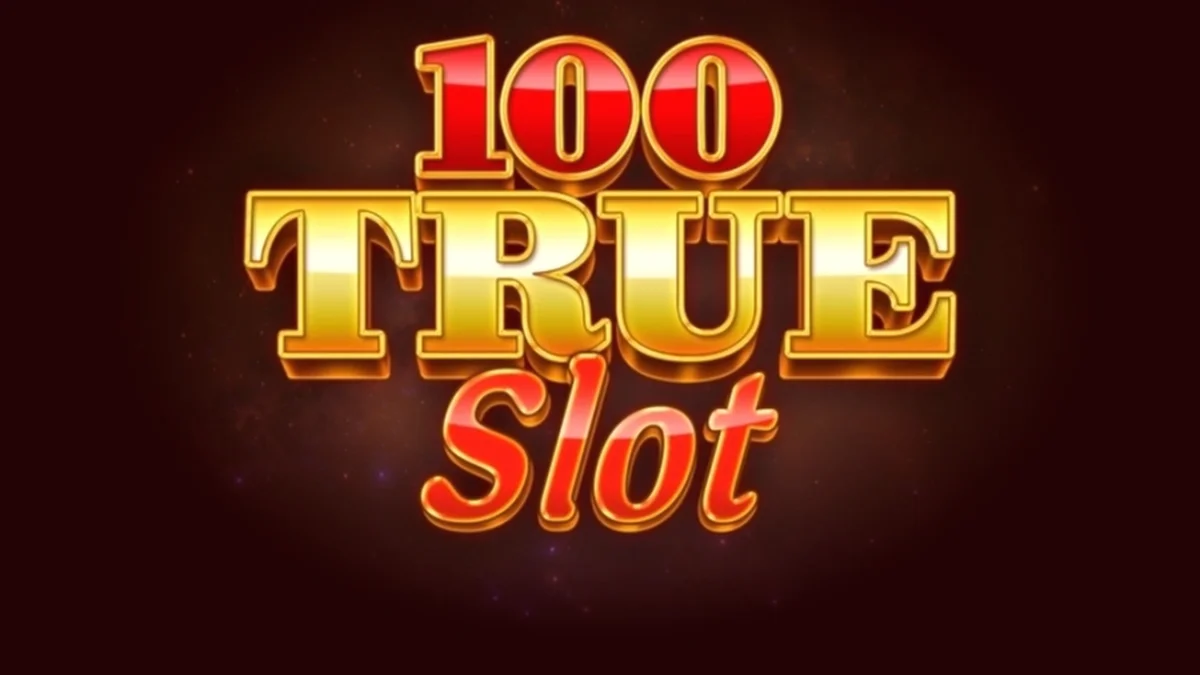 Tampilan antarmuka permainan slot 100 True Slot dari TrueLab